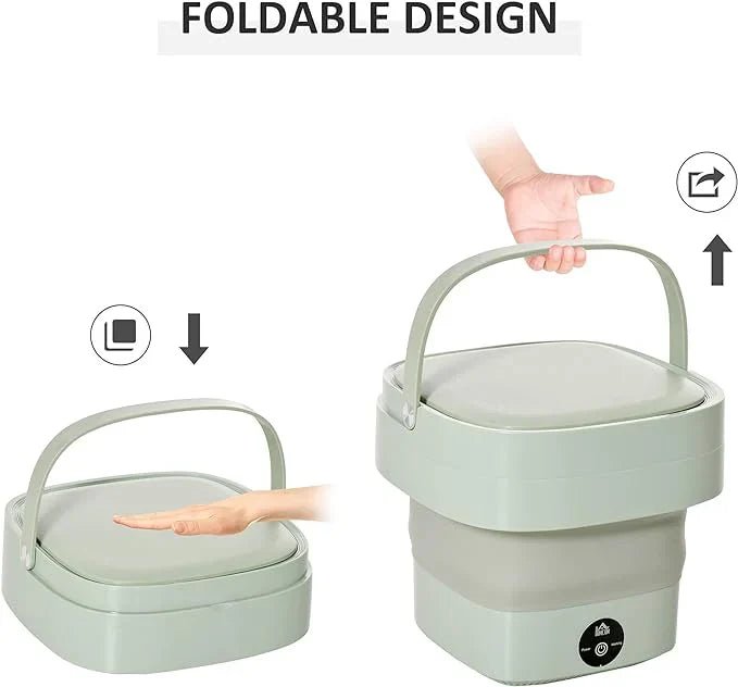 Foldable Mini Laundry Machine - mirenas.shop